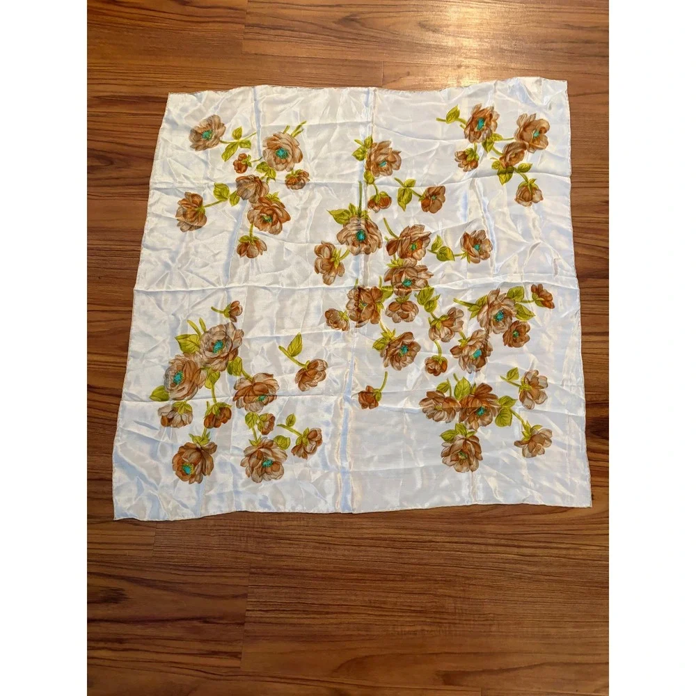 Vintage Glentey silk scarf made in Japan
